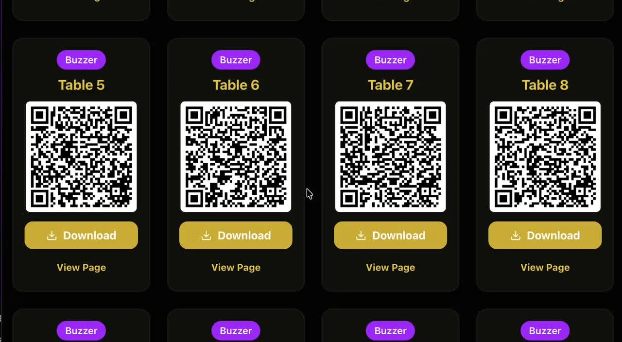 Hostora guest QR modules for ordering, buzzers, and seating